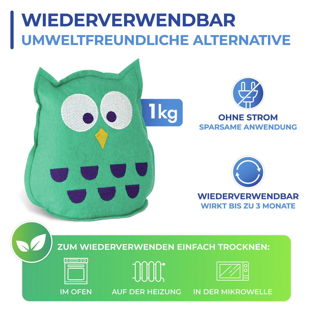  EULE Raumentfeuchter 1000g, 2er Set
