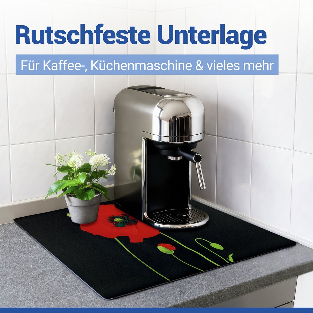 MOHN Herdabdeckmatte 60x52cm aus Kunststoff