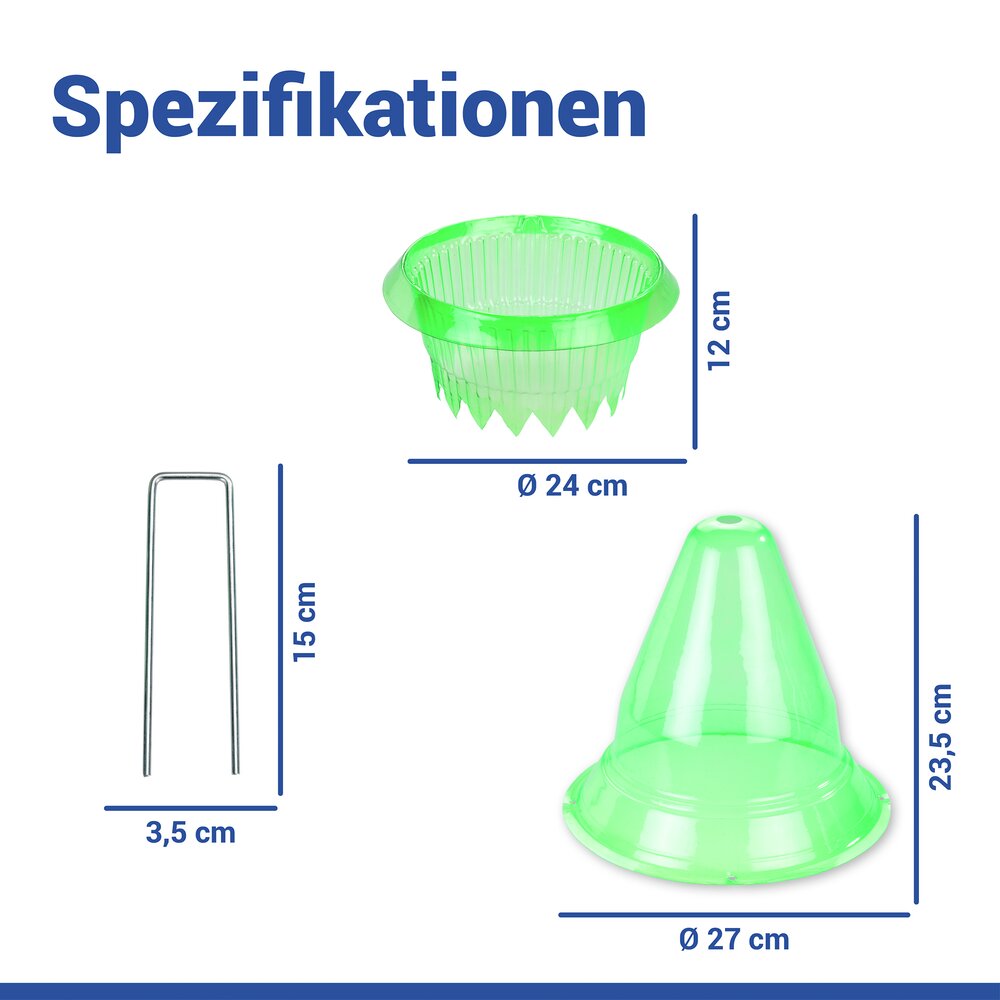 PFLANZENDOM Anzuchthilfe 3in1, 15-teilig
