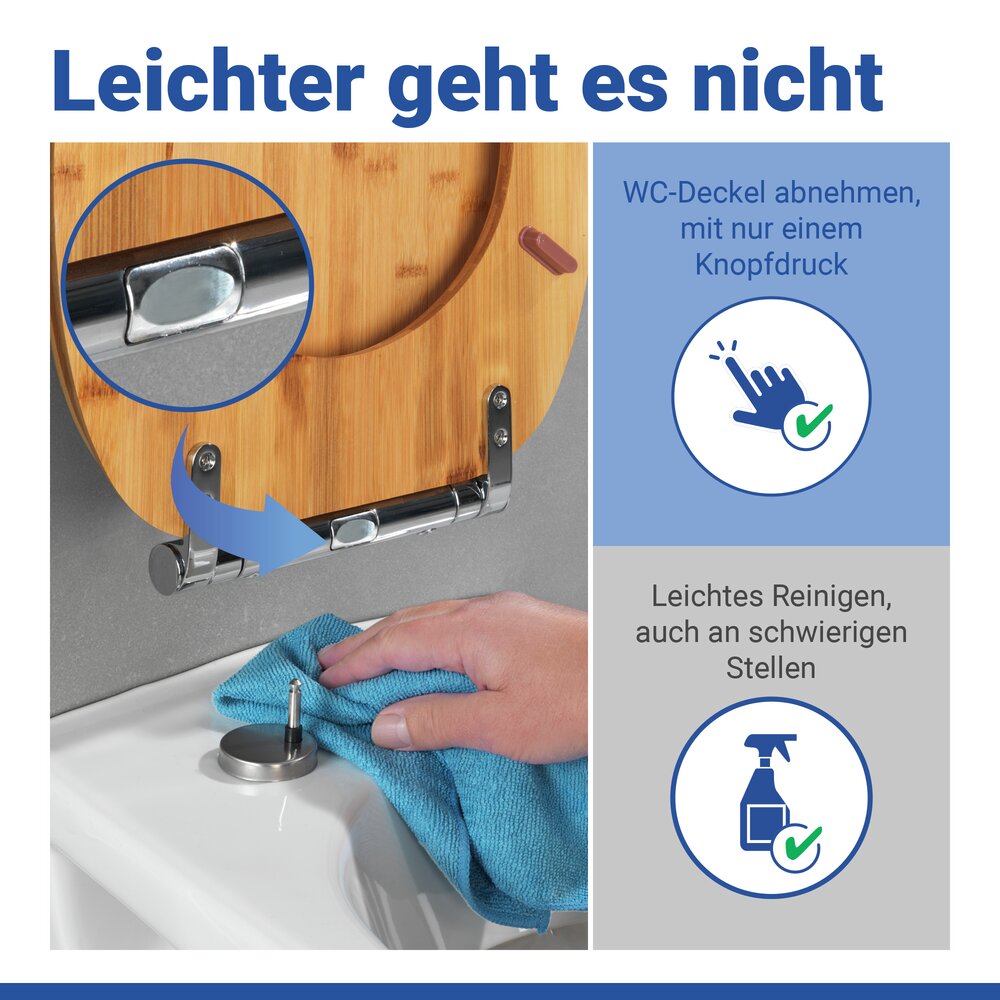 BAMBUSA WC-Sitz belastbar bis 300 kg