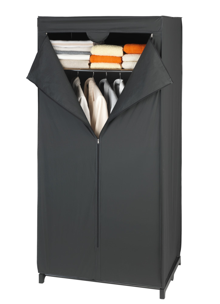 Kleiderschrank Mod. Deep Black mit Ablage