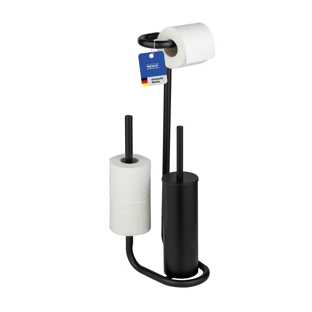 UNIVERSALEO schwarz Stand WC-Garnitur