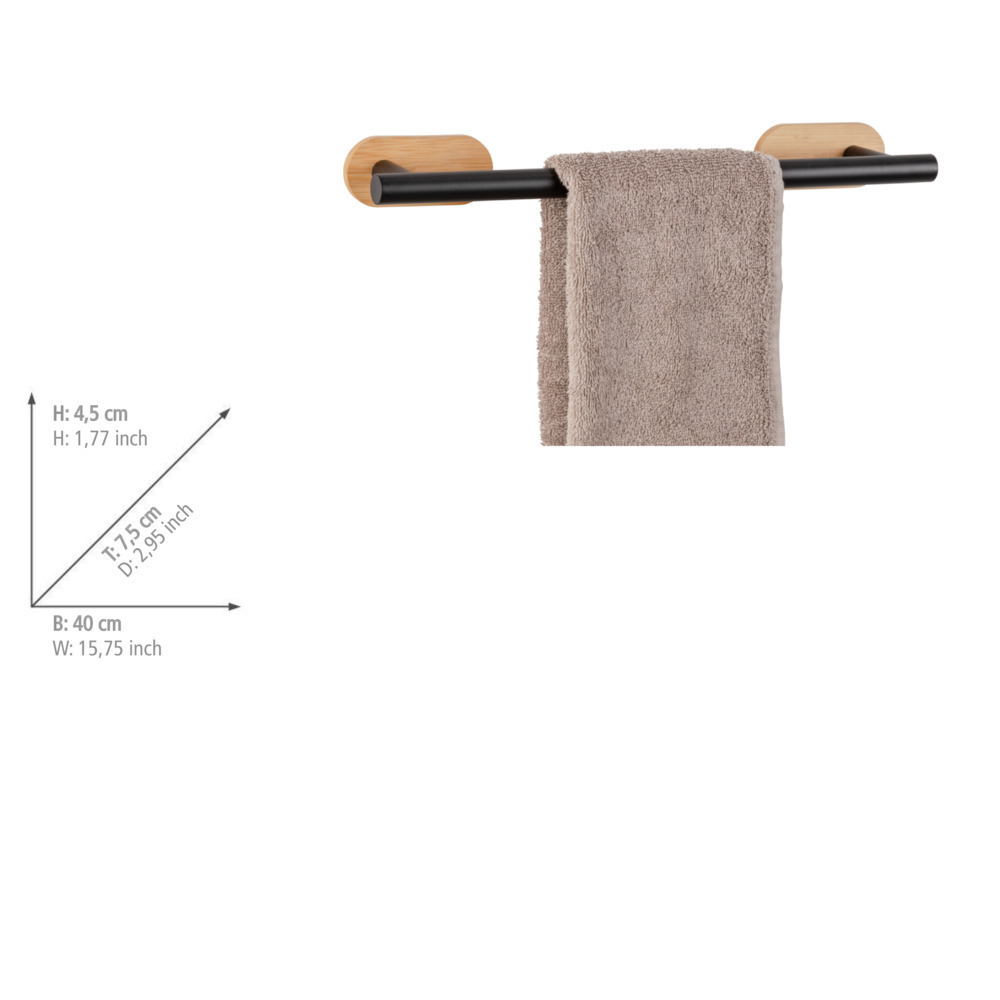 OREA Bamboo Turbo-Loc® 40 cm Handtuchstange OREA Bamboo Turbo-Loc® 40 cm Handtuchstange