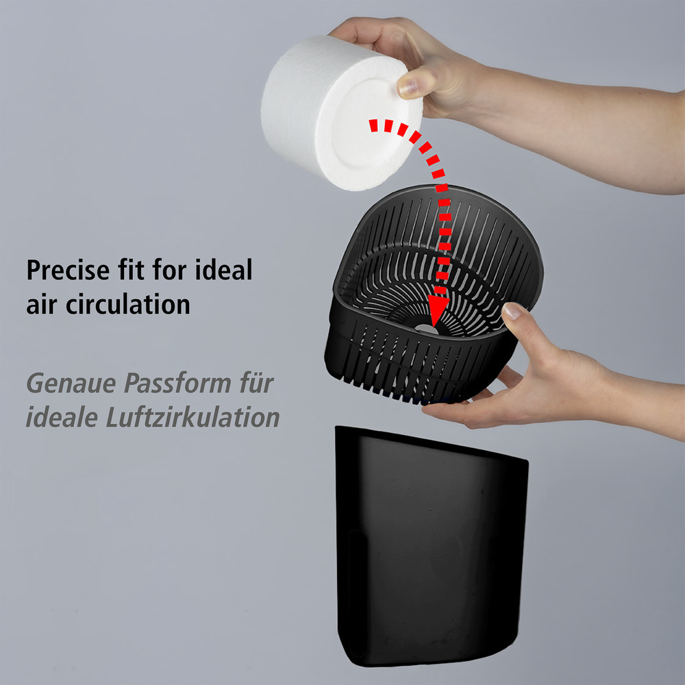DROP schwarz Raumentfeuchter-Set für Räume bis ca. 80 m³ DROP schwarz Raumentfeuchter-Set für Räume bis ca. 80 m³