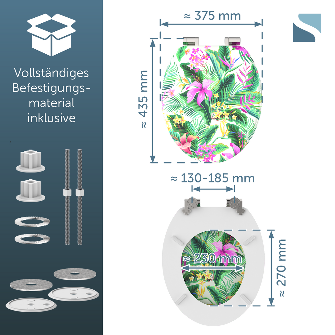 TROPICAL WC-Sitz mit MDF-Holzkern