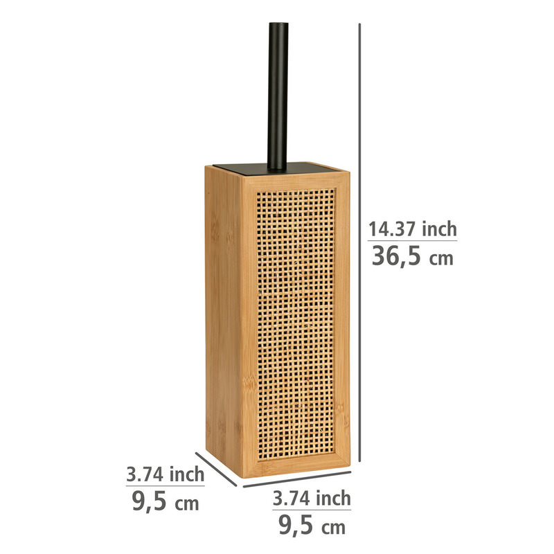 ALLEGRE WC-Garnitur aus Bambus und Rattan