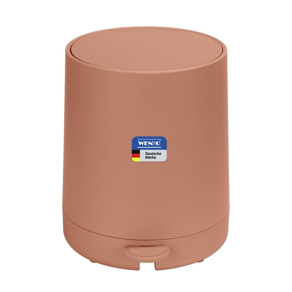 FABLO braun Treteimer mit Absenkautomatik, 5 Liter