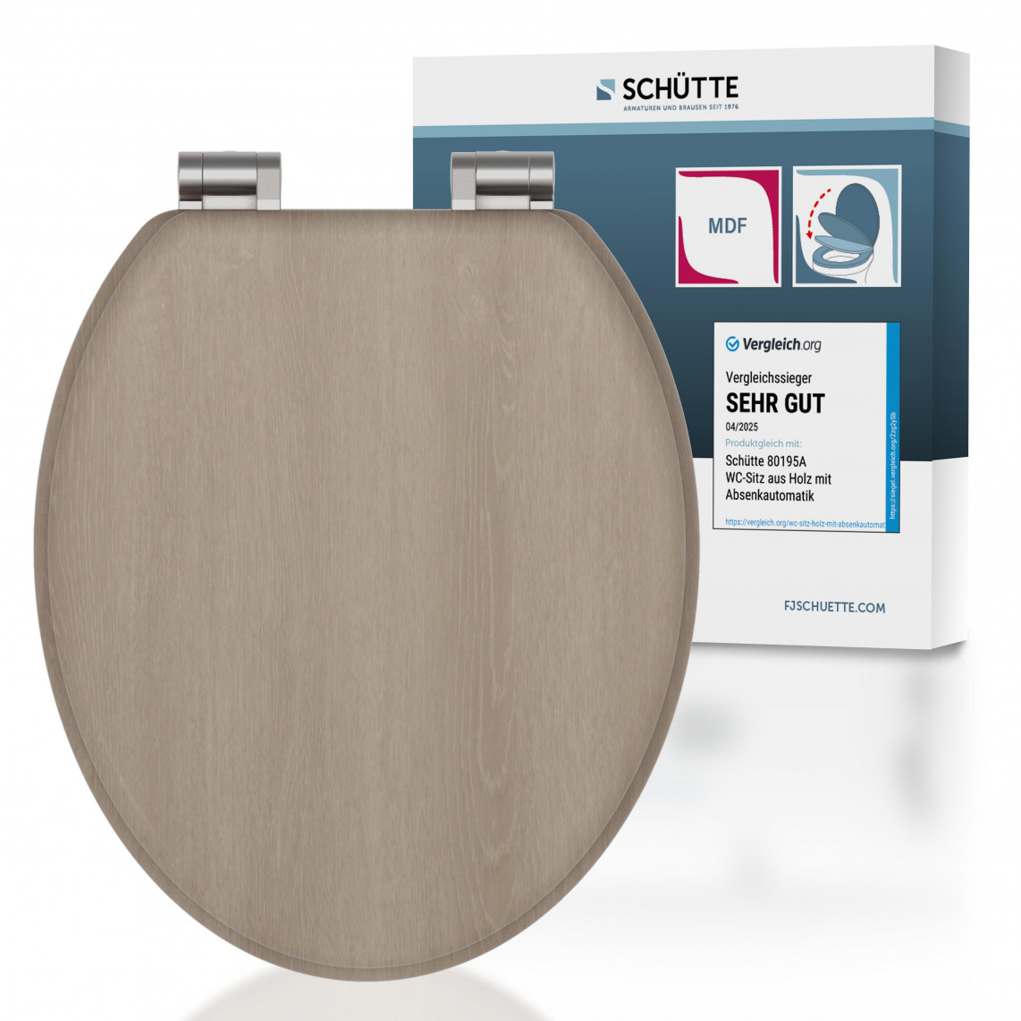 MODERN WOOD WC-Sitz mit Absenkautomatik