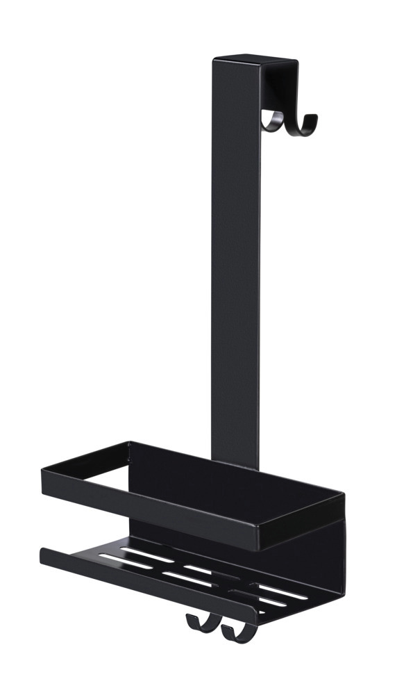 BRIBANO Uno schwarz Duschcaddy aus Edelstahl