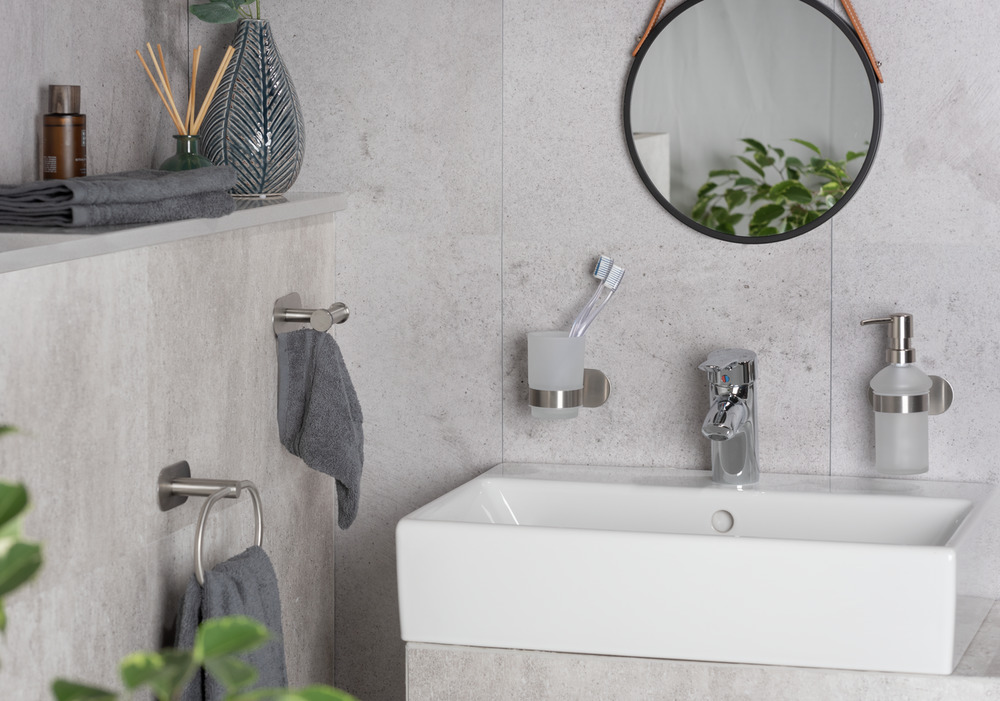 Duo OREA Matt Turbo-Loc® Wandhaken, Edelstahl Duo OREA Matt Turbo-Loc® Wandhaken, Edelstahl