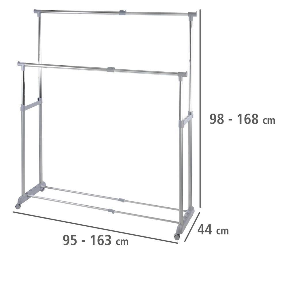 TWIN BARS Kleiderständer, Höhe/Breite verstellbar