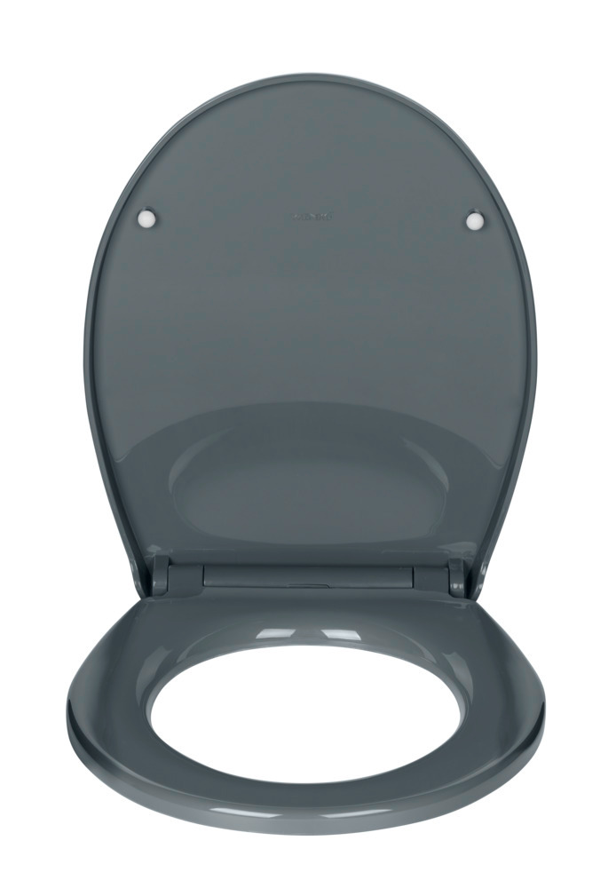 OSTUNI grau WC-Sitz, belastbar bis 300 kg