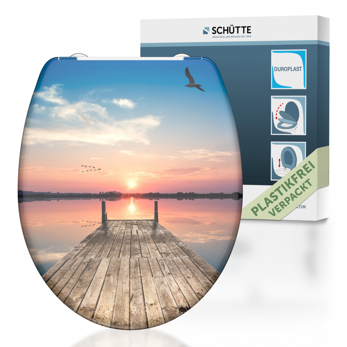 SUNSET SKY WC-Sitz zur Montage von oben