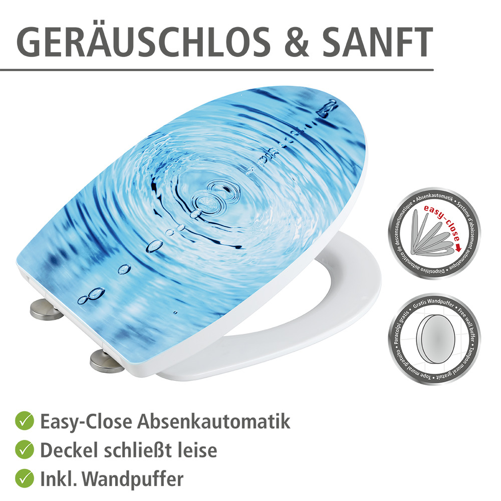 DROPLETS WC-Sitz mit Absenkautomatik DROPLETS WC-Sitz mit Absenkautomatik