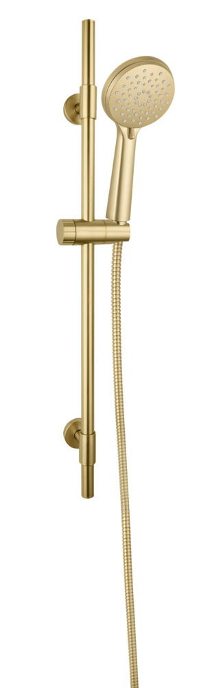 YOUNG gold matt Brauseset 3 Strahlarten Ø10cm