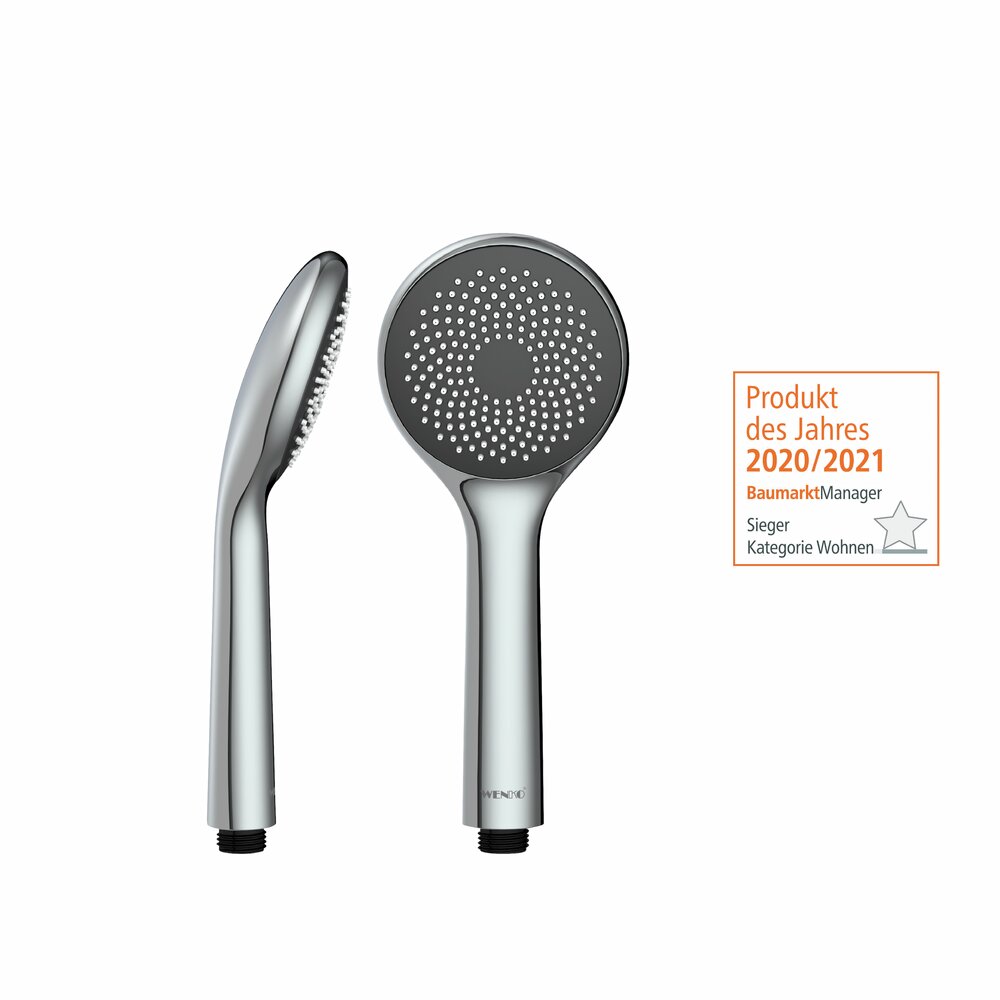 CHROM wassersparender Duschkopf 8 l/min Ø9,5cm