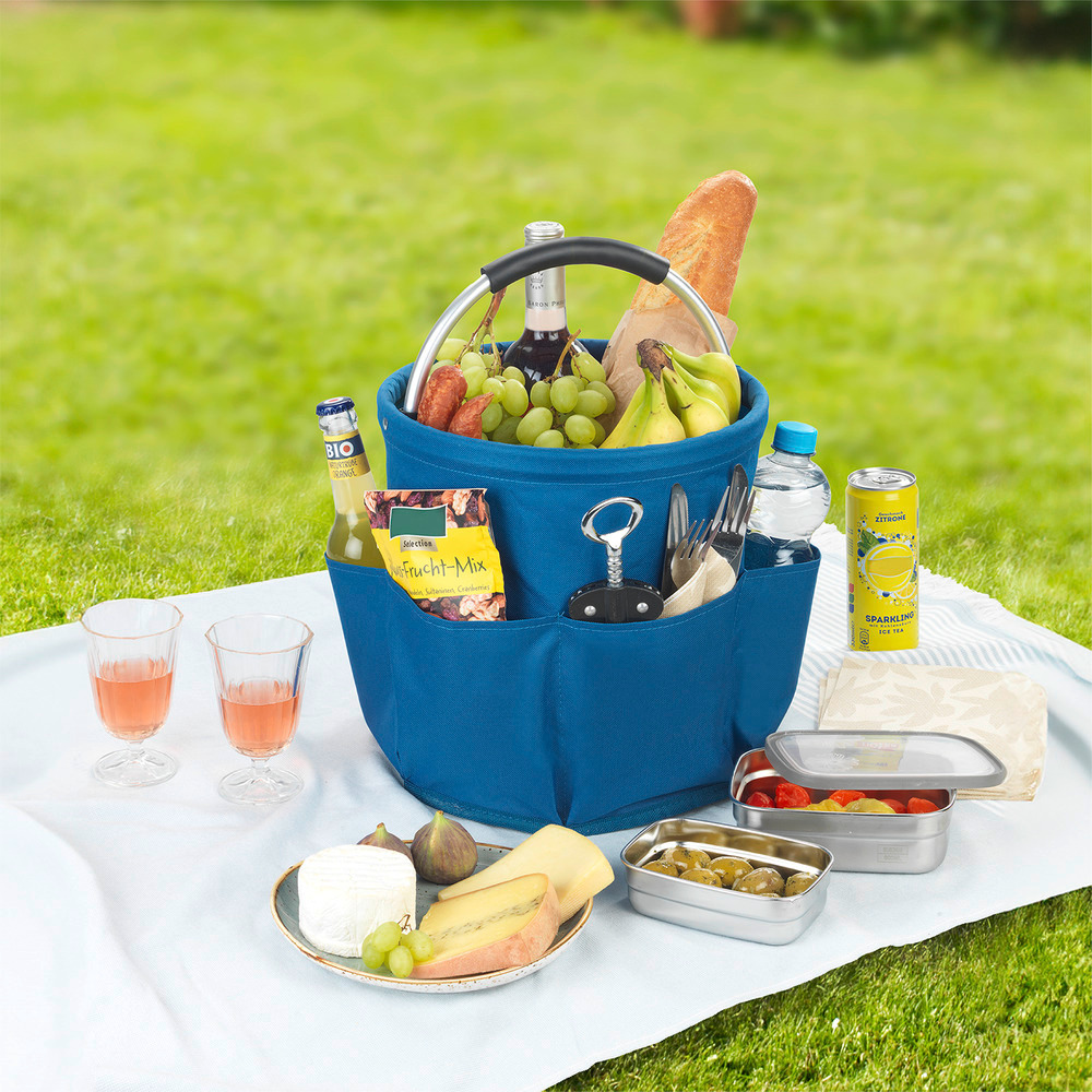 CADDY blau Universal-Aufbewahrungkorb, 2er-Set CADDY blau Universal-Aufbewahrungkorb, 2er-Set