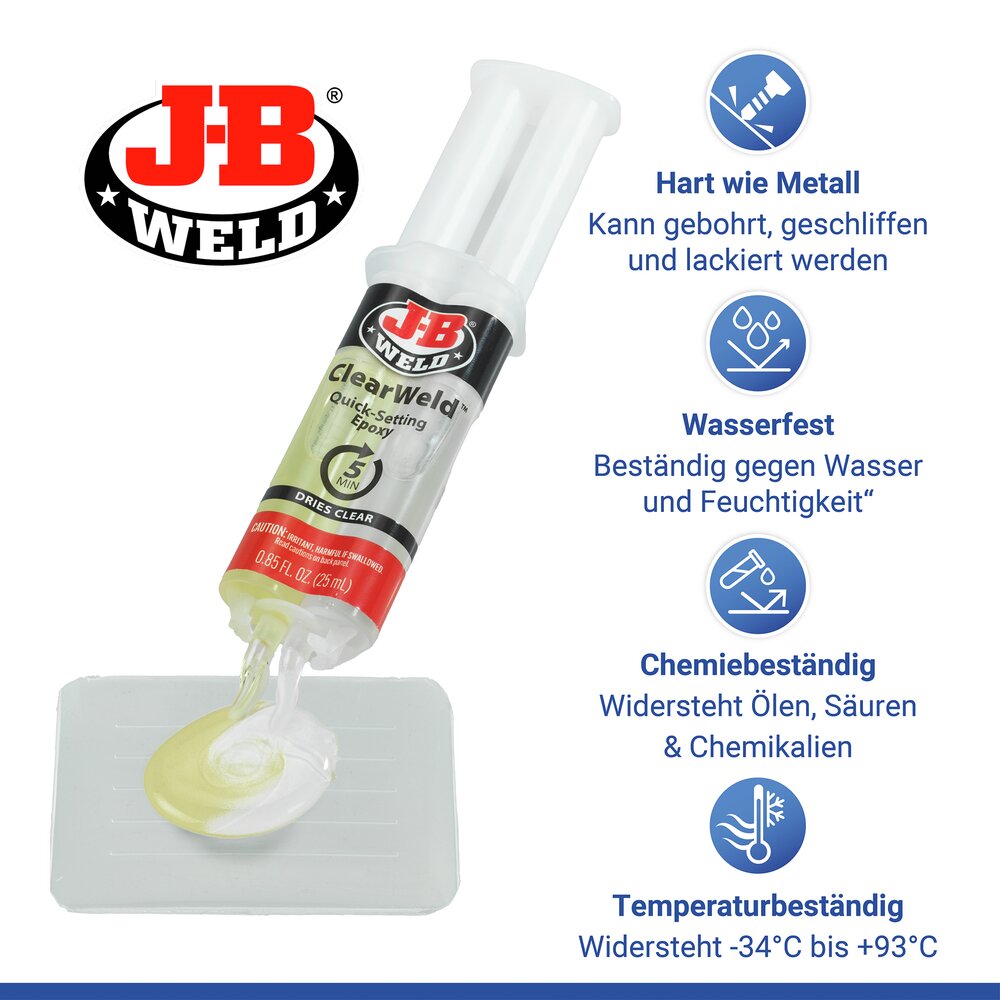 ClearWeld 2-Komponenten-Kleber