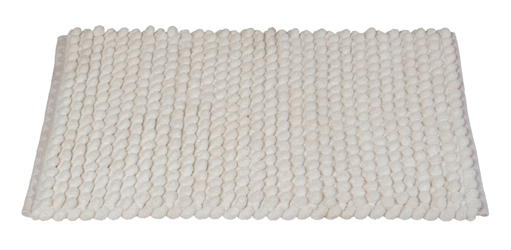 SOLIVO weiß Badteppich 2200 g/m², 50x80 cm