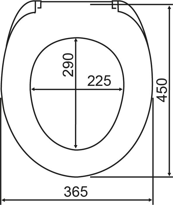 ROPE Premium WC-Sitz mit Relief, Thermoplast