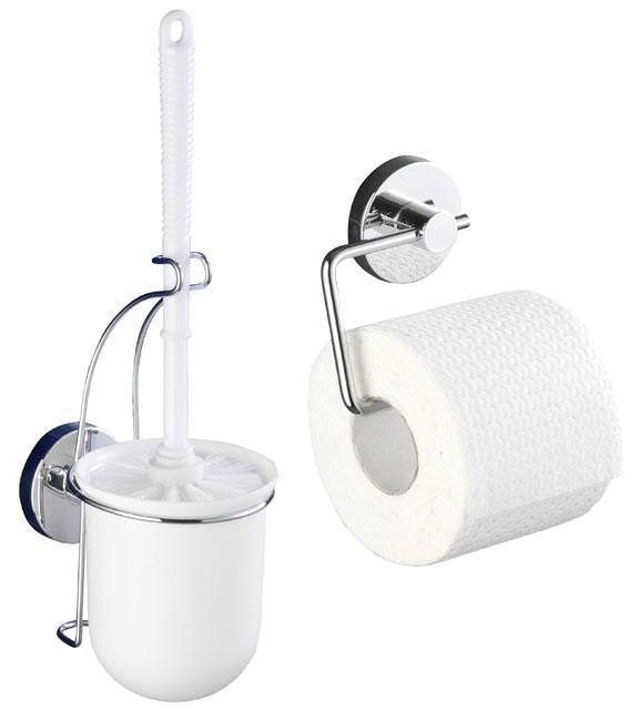 Zweiteiliges Set bestehend aus einem Papierhalter und einer WC-Garnitur
