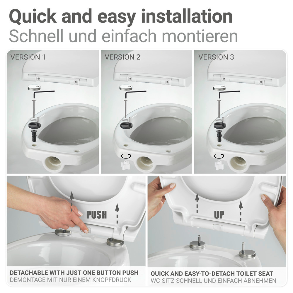 MENIN WC-Sitz mit Absenkautomatik MENIN WC-Sitz mit Absenkautomatik