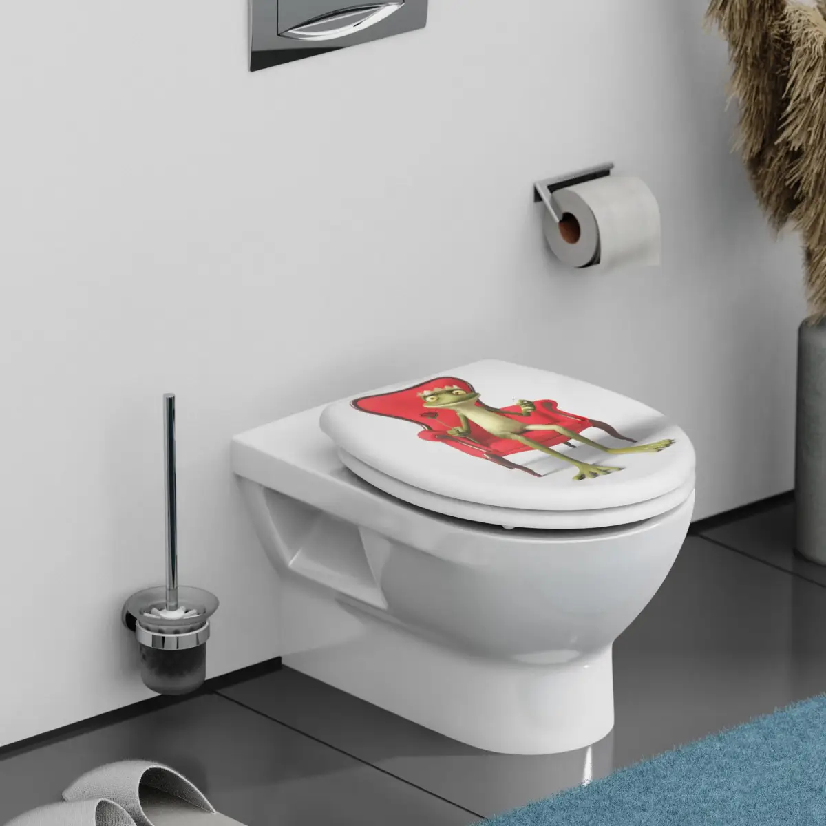 FROG KING WC-Sitz mit Absenkautomatik
