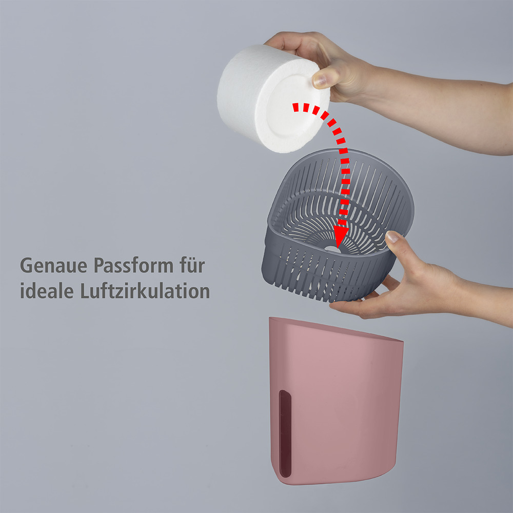 DROP rosa Entfeuchter + 2x1000g Nachfüller