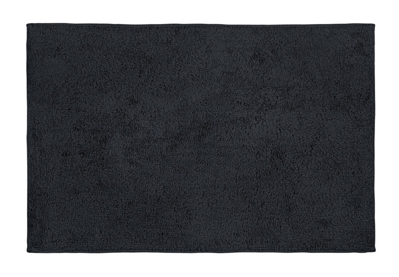 ONO schiefergrau Badteppich, 50x80 cm aus Baumwolle
