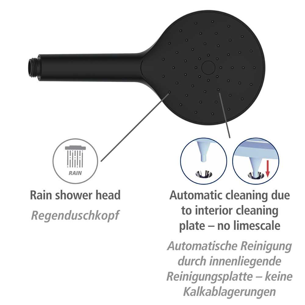 24928100_duschkopf-automatik-cleaning-schwarz3 AUTOMATIC Cleaning schwarz Duschkopf Ø12 cm