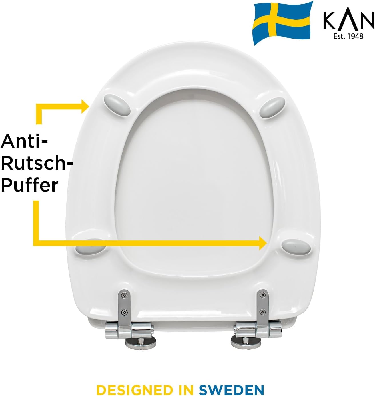STOCKHOLM Universal WC-Sitz aus Formholz