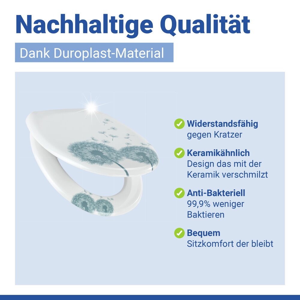 ASTERA Toilettendeckel belastbar bis 200 kg