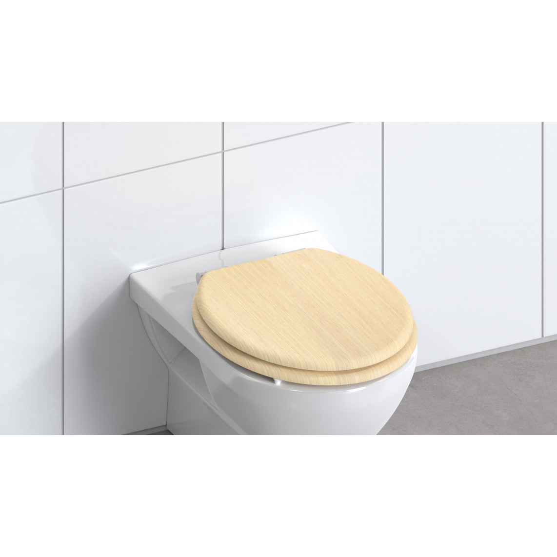 NATURAL WOOD WC-Sitz mit Absenkautomatik