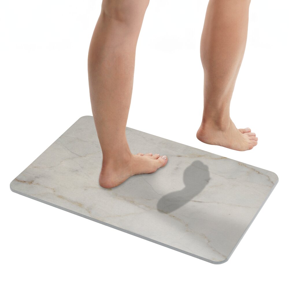 Diatomit Badematte Mod. Itamos, 60 x 39 cm