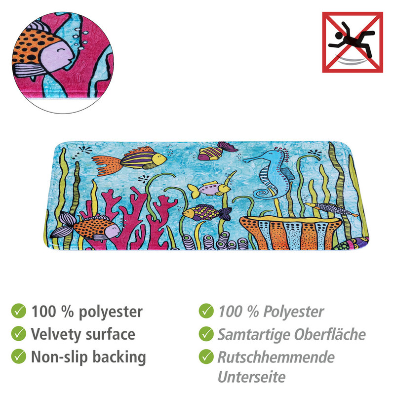 Rollin'Art OCEAN LIFE Badematte, 45x75 cm