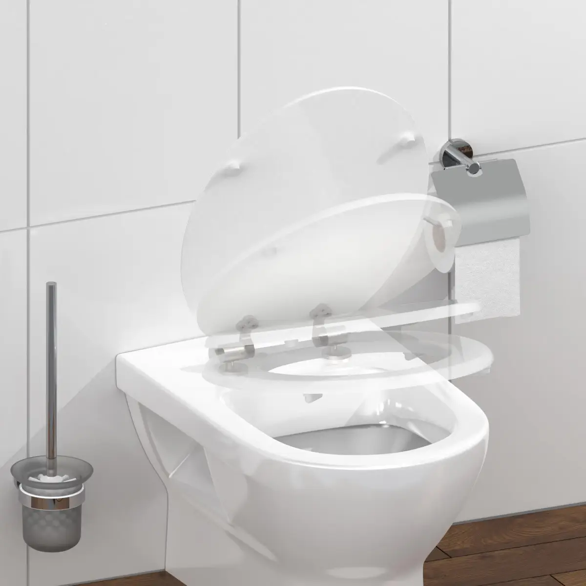 WC-Sitz Absenkautomatik weiß Softclose