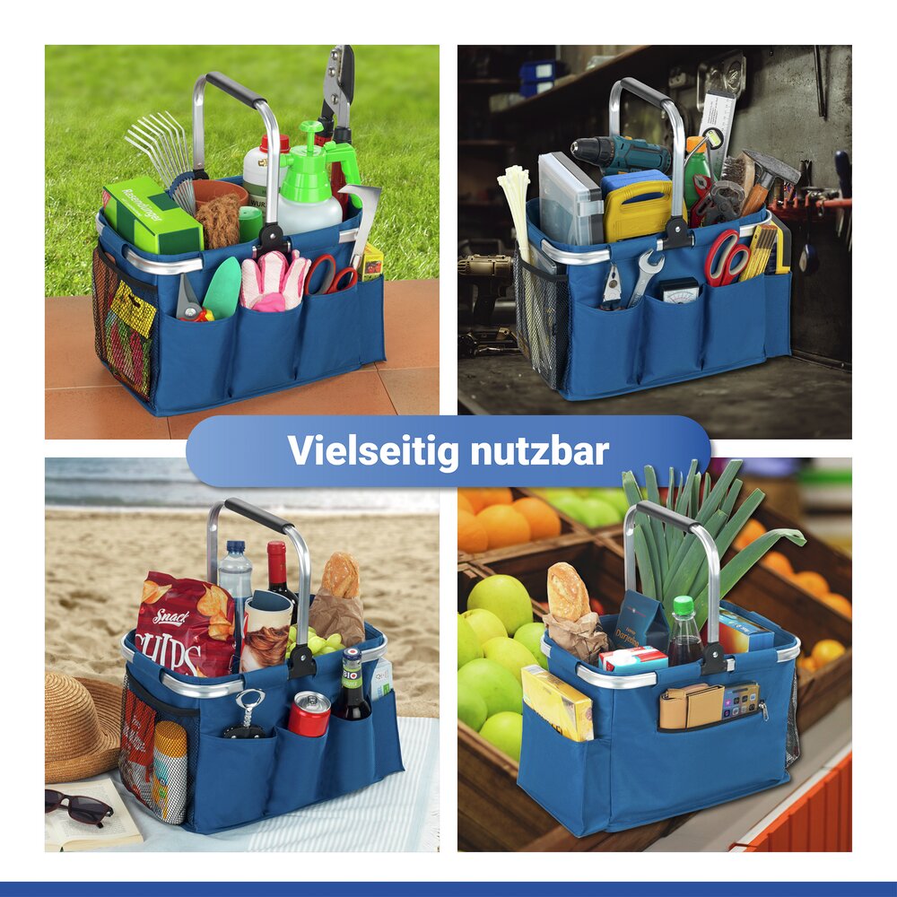 UNIVERSAL blau Outdoor Korb, 37 Liter