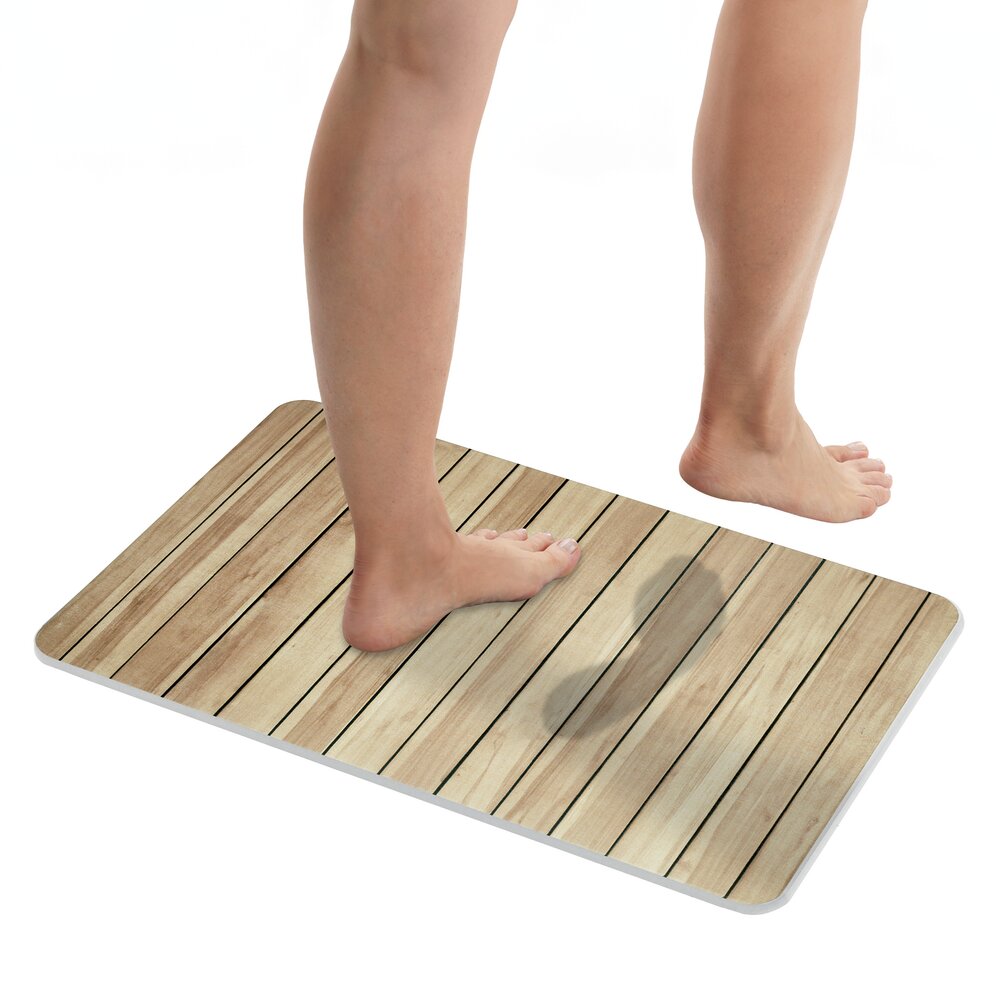 Diatomit Badematte Mod. Lepiana, 80 x 50 cm