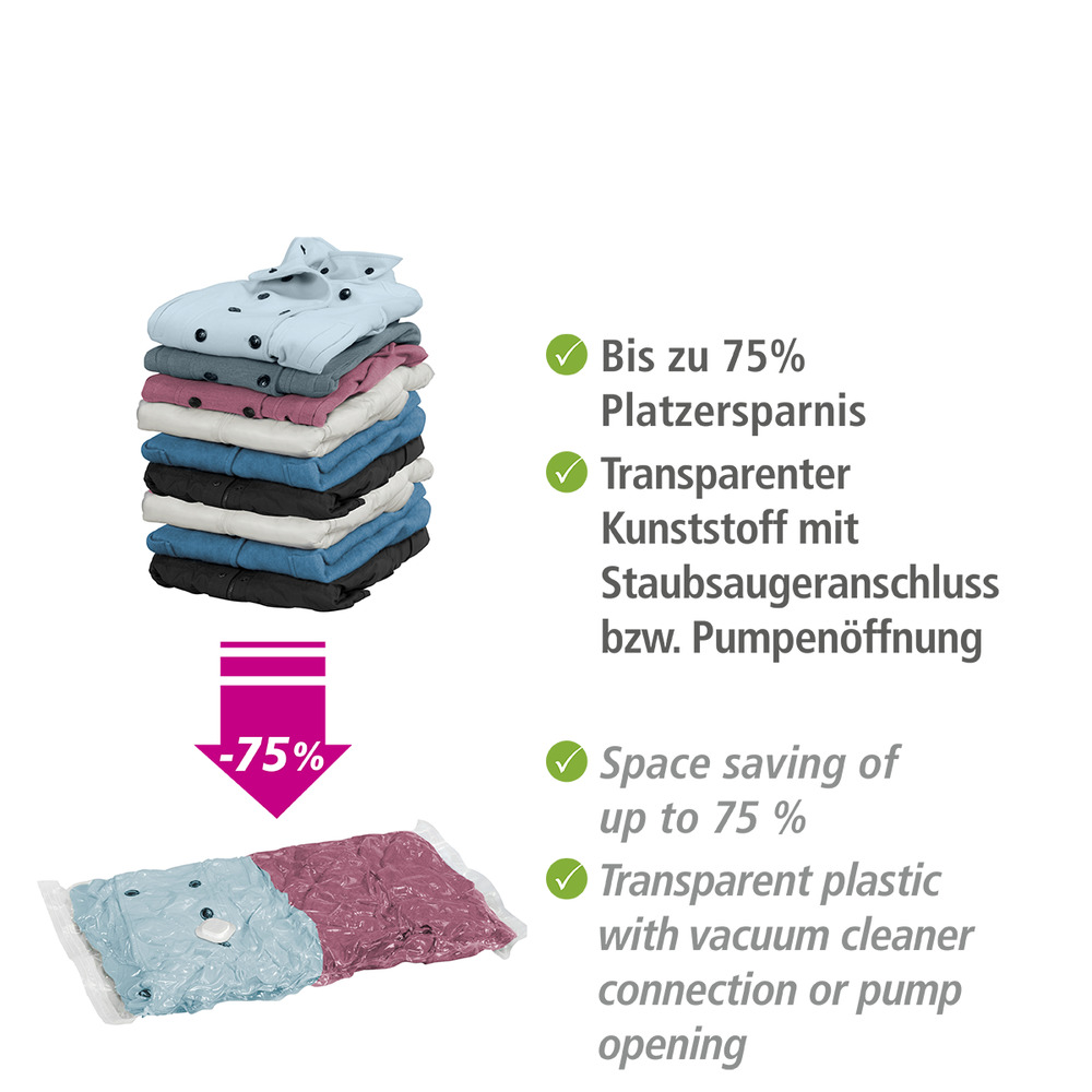 Vakuum 6er-Set Aufbewahrungsbeutel