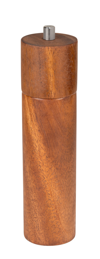 AMELIE Salzmühle aus Akazienholz und Edelstahl