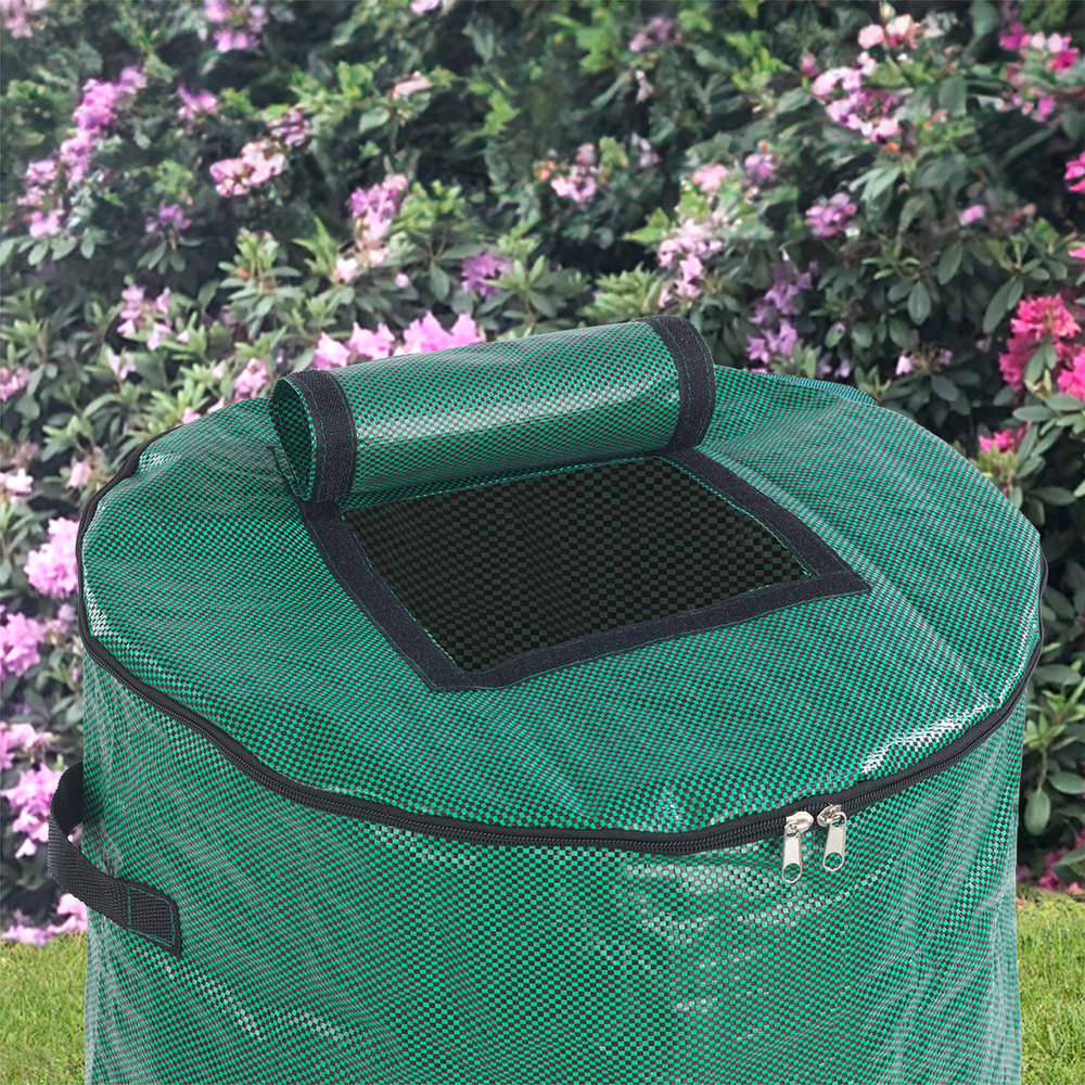 Komposter grün, faltbar, 125 Liter, 2er-Set