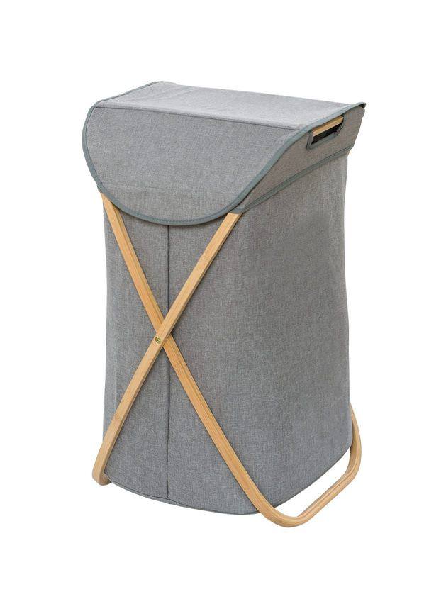 62211100_waeschesammler-bahari-bambus-1 BAHARI Wäschekorb aus Bambus, faltbar, 79 l