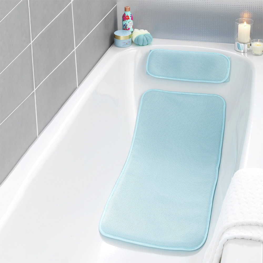 Badewannenmatte mit Kissen Badewannenmatte mit Kissen