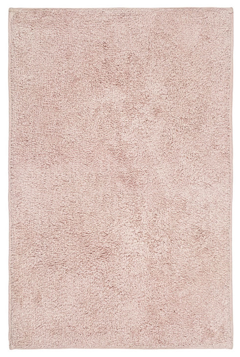 ONO rosa Badteppich, 50x80 cm aus Baumwolle