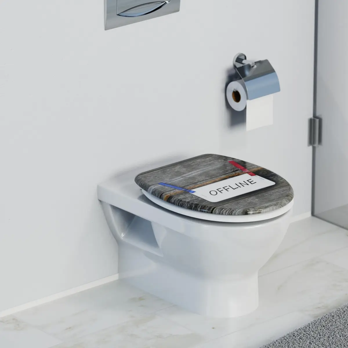 OFFLINE WC-Sitz mit Absenkautomatik