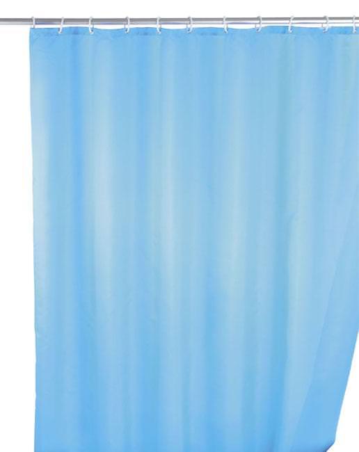 20042100_0 Klassischer Duschvorhang in hellblau mit antibakterieller Beschichtung