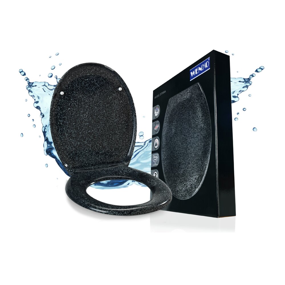 OTTANA granit WC-Sitz antibakteriell beschichtet