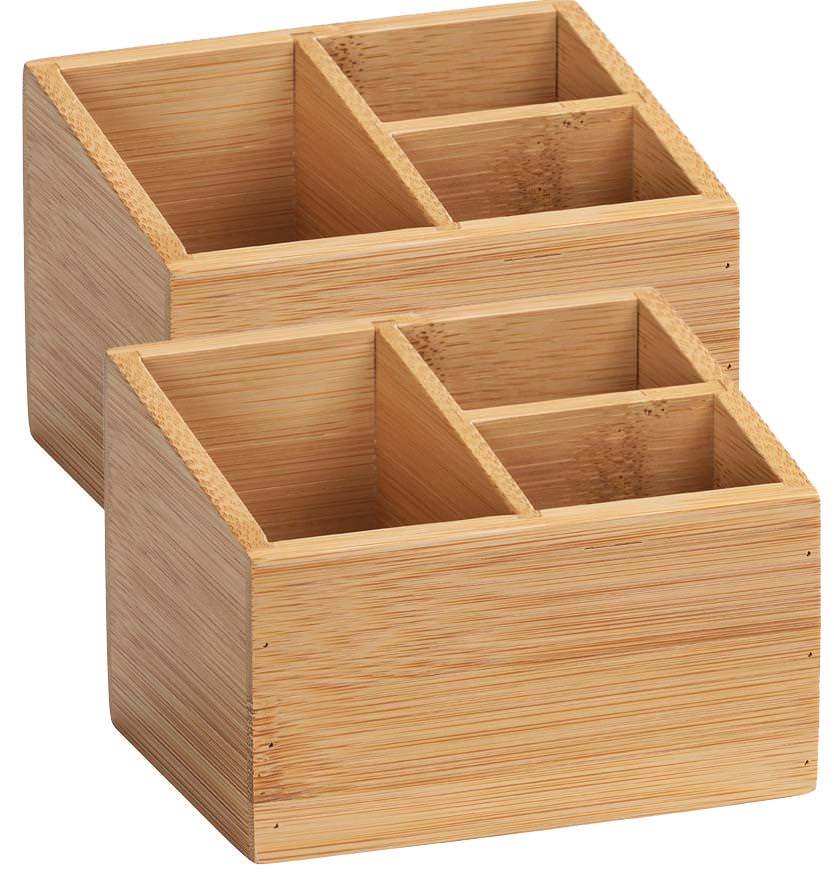 69407800-box-bambus-terra TERRA Box aus Bambus mit 3 Fächern, 2er-Set