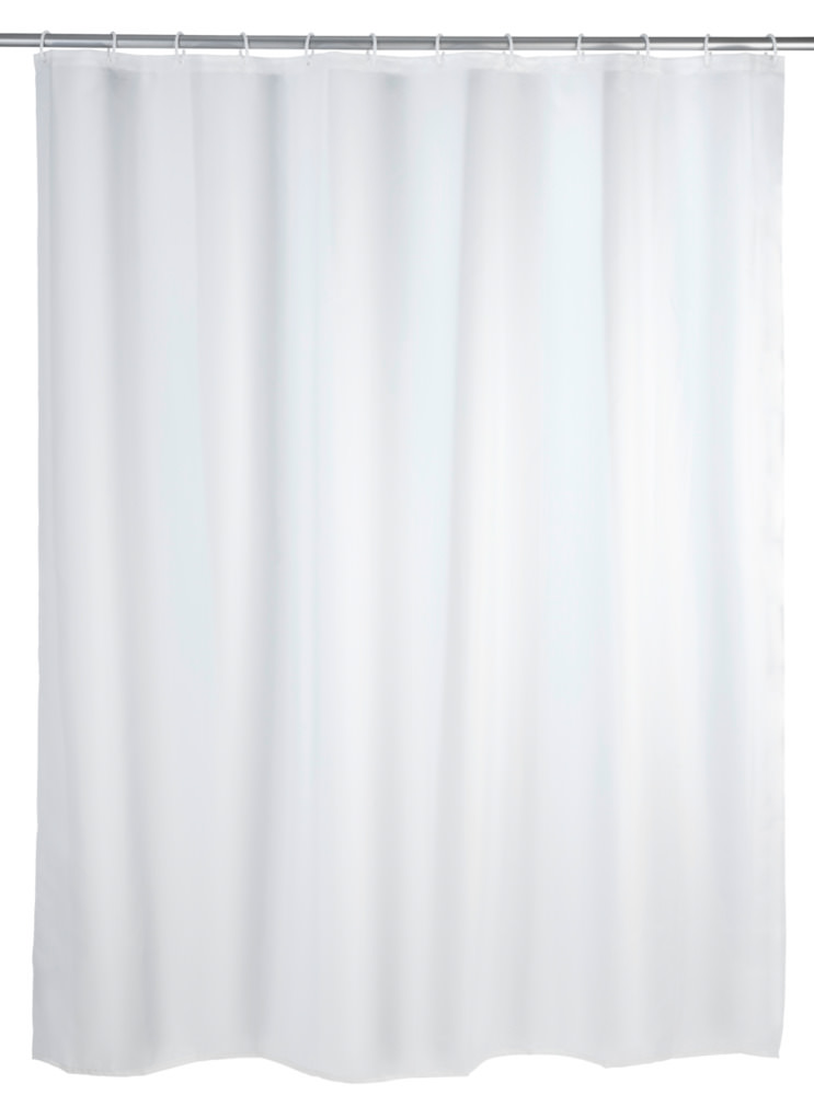 UNI weiss Duschvorhang, 180x200 cm, wasserdicht