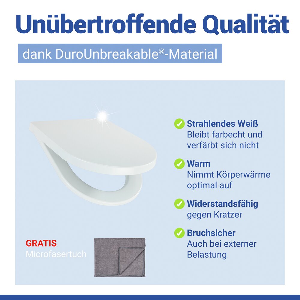 LAGOR WC-Sitz DuroUnbreakable® bis 1500 kg